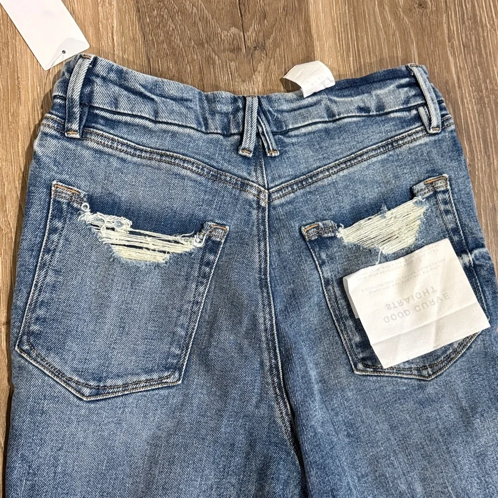 NWT Crossover waist straight leg jeans - Picture 8 of 9